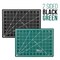 9" x 12" Self-Healing Cutting Mat 5-Ply (2 Pack) - Double-Sided Green/Black Craft Mat, Non-Slip Cutting Mats for Crafts, Sewing, Quilting, Scrapbooking